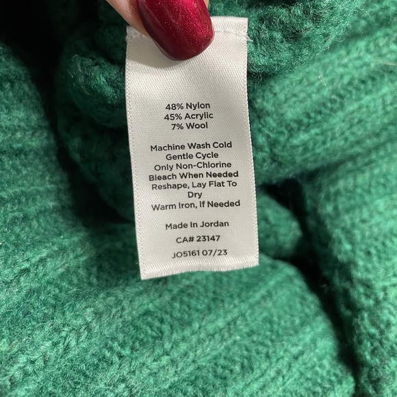 Green Talbots Sweater - Picture 3 of 3